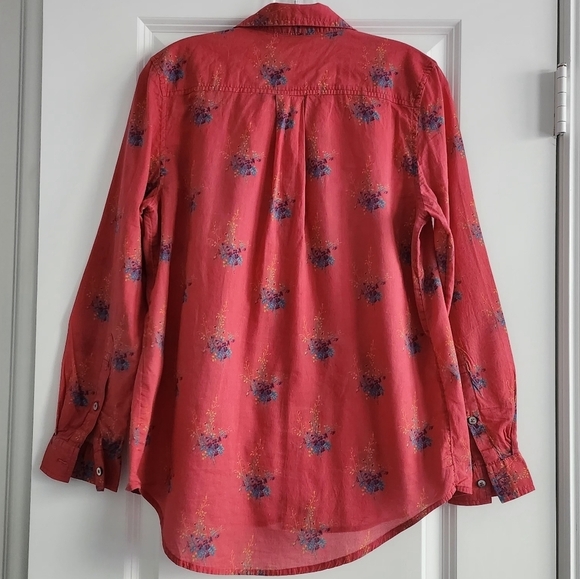 Sundance Pink Floral Shirt size Small - Picture 2 of 4